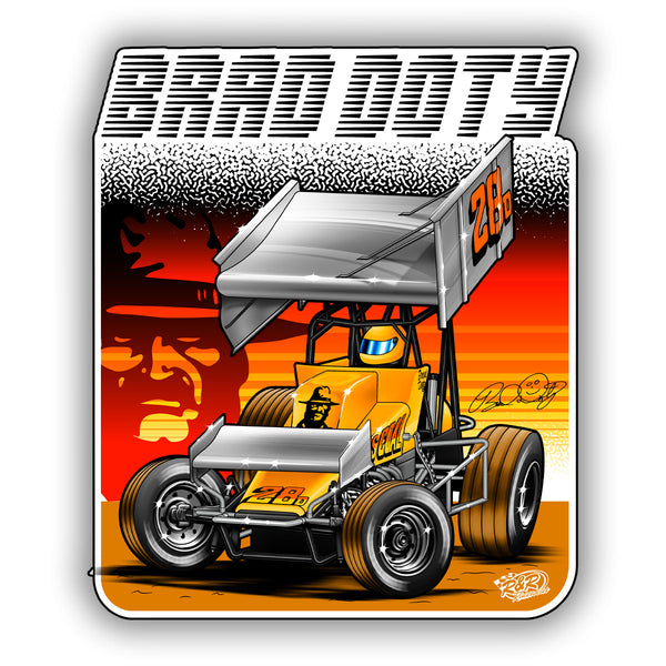 Brad Doty "Ripping The Top" Decal