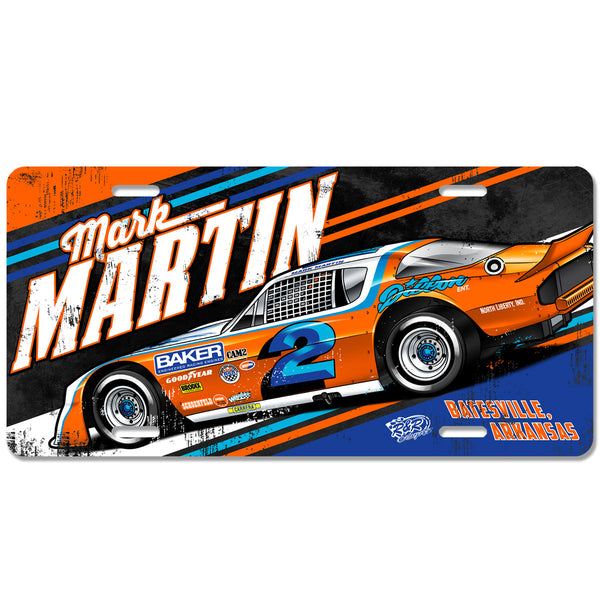 Mark Martin "Retro Deuce" Decorative License Plate