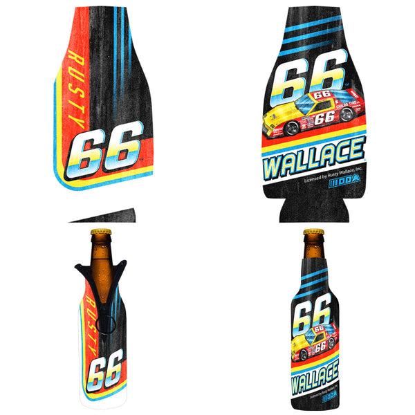 Rusty Wallace "66" Bottle Coozie