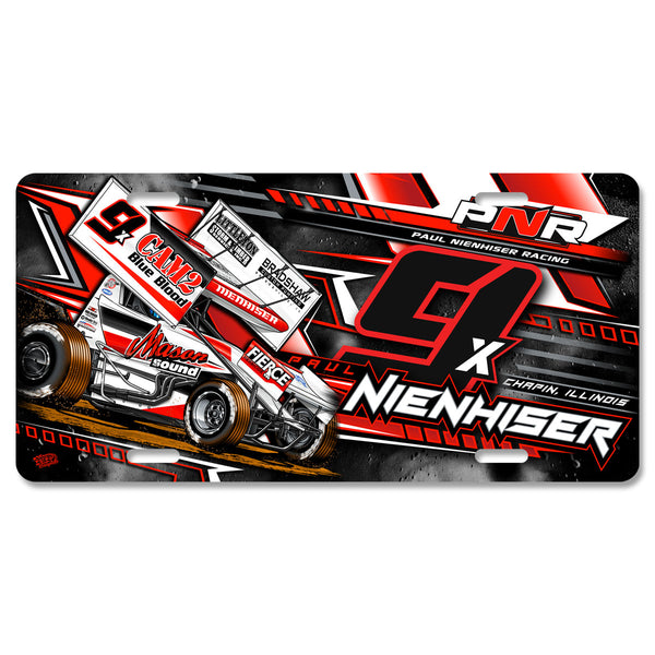 Paul Nienhiser "Time to Fly" License Plate